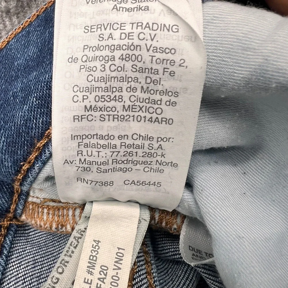 Madewell Curvy High-Rise Skinny Jeans Blue Tencel Blend Size 26 Ankle Boho Chic